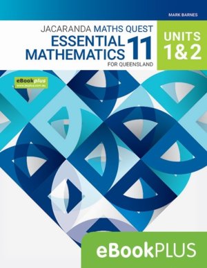 Jacaranda Maths Quest 11 Essential Mathematics Units 1&2 for Queensland eBookPLUS (Online Purchase)