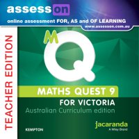 AssessON Maths Quest 9 for Victoria Australian Curriculum Teacher Edition (Online Purchase) Image