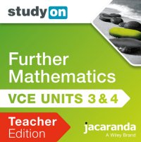 StudyOn VCE Further Mathematics Units 3 and 4 2E Teacher Edition (Online Purchase) Image