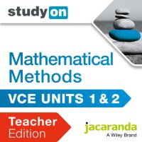 StudyOn VCE Mathematical Methods Units 1 and 2 Teacher Edition (Online Purchase) Image