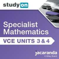 StudyOn VCE Specialist Mathematics Units 3 and 4  (Online Purchase) Image