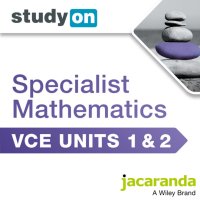 StudyOn VCE Specialist Mathematics Units 1 and 2 (Online Purchase) Image