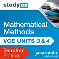 StudyOn VCE Mathematical Methods CAS Units 3 and 4 2E Teacher Edition (Online Purchase) Image