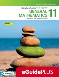 Jacaranda Maths Quest 11 General Mathematics VCE U1&2 2E eGuidePLUS (Online Purchase) Image