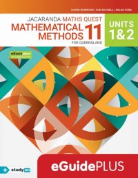 Jacaranda Maths Quest 11 Mathematical Methods U1&2 for Queensland eGuidePLUS (Online Purchase) Image
