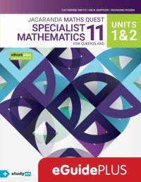 Jacaranda Maths Quest 11 Specialist Mathematics U1&2 for Queensland eGuidePLUS (Online Purchase) Image
