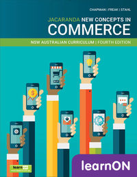 Jacaranda New Concepts in Commerce New South Wales Australian Curriculum 4E LearnON (Online Purchase) Image