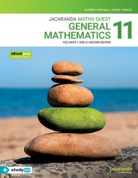 Jacaranda Maths Quest 11 General Mathematics VCE Units 1&2 2E eBookPLUS & Print + StudyOn VCE General Mathematics Units 1&2 (Book Code) Image