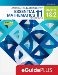 Jacaranda Maths Quest 11 Essential Mathematics Units 1&2 for Queensland eGuidePLUS (Online Purchase) Image
