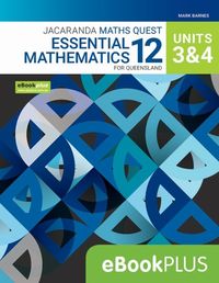 Jacaranda Maths Quest 12 Essential Mathematics Units 3&4 for Queensland eBookPLUS (Online Purchase) Image