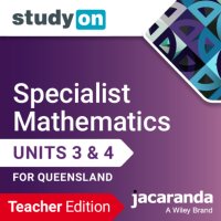 StudyOn Specialist Mathematics U3&4 Queensland Teacher Edition (Online Purchase) Image