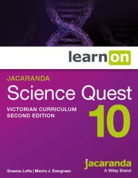 Jacaranda Science Quest 10 for the Victorian      Curriculum 2E LearnON (O) Image