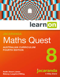 Jacaranda Maths Quest 8 Australian Curriculum 4E LearnON (Online Purchase) Image