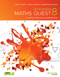 Jacaranda Maths Quest 8 Victorian Curriculum 2E LearnON and Print Image