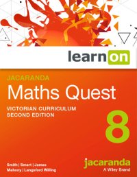 Jacaranda Maths Quest 8 Victorian Curriculum 2E LearnON (Online Purchase) Image