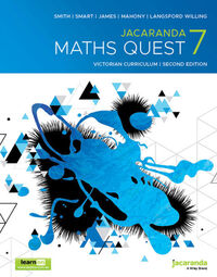 Jacaranda Maths Quest 7 Victorian Curriculum 2E LearnON and Print Image