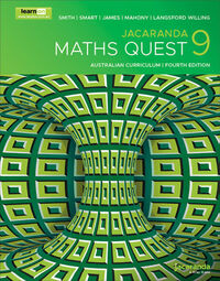 Jacaranda Maths Quest 9 Australian Curriculum 4E LearnON and Print Image