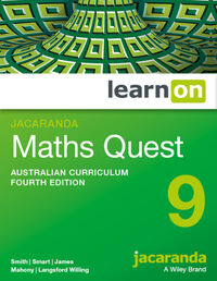 Jacaranda Maths Quest 9 Australian Curriculum 4E LearnON (Online Purchase) Image