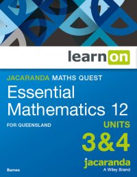 Jacaranda Maths Quest 12 Essential Mathematics Units 3&4 for Queensland LearnON (Online Purchase) Image