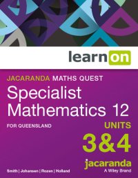 Jacaranda Maths Quest 12 Specialist Mathematics Units 3&4 for Queensland LearnON (Online Purchase) Image