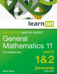 Jacaranda Maths Quest 11 General Mathematics Units 1&2 for Queensland LearnON (Online Purchase) Image