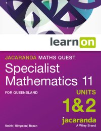 Jacaranda Maths Quest 11 Specialist Mathematics Units 1&2 for Queensland LearnON (Online Purchase) Image