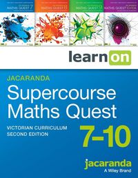 Jacaranda Supercourse: Maths Quest 7 - 10 Victorian Curriculum 2E LearnON (Online Purchase) Image