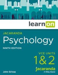 Psychology for VCE Units 1 and 2 9E LearnON (Online Purchase) Image
