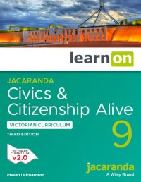 Jacaranda Civics & Citizenship Alive 9 Victorian Curriculum 3E LearnON (Online Purchase) Image