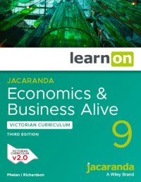 Jacaranda Economics and Business Alive 9 Victorian Curriculum 3E LearnON (Online Purchase) Image
